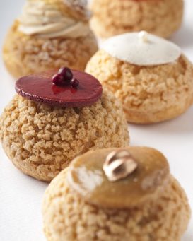 Pâtisseries haut de gamme, choux à la crème