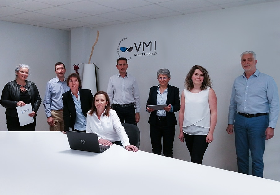 Equipe commerciale VMI pour l'activité Santé & Chimie des spécialités