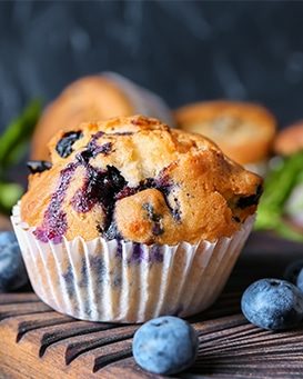 Muffins à la myrtille