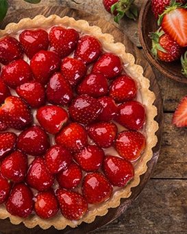 Tarte aux fraises crème patissière